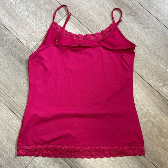 Reitmans Pink Lace Trim Camisole - Picture 2 of 6